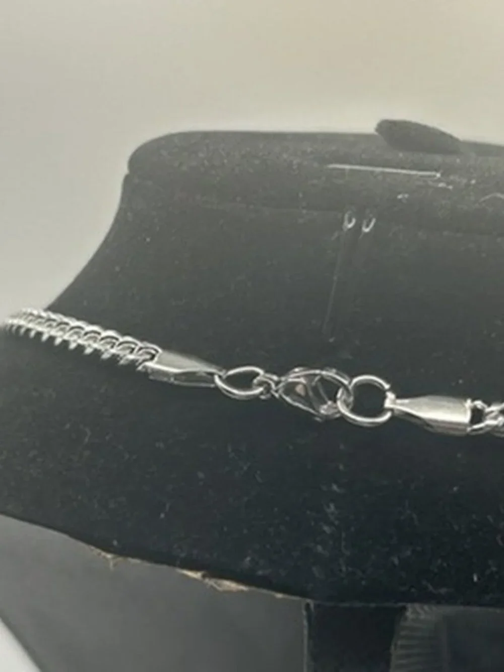 Real Silver Cuban Chain Stainless Steel Plated 4mm 22 Inch Durable Waterproof
